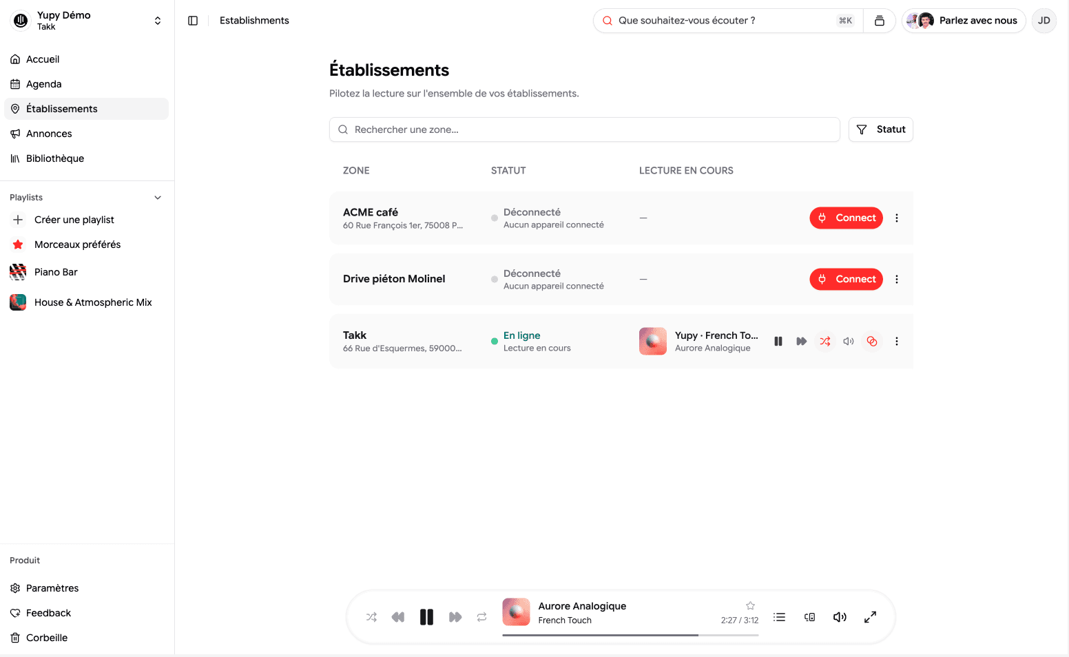 Gestion multi-site