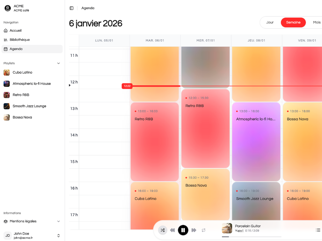 Interface de programmation musicale intelligente Yupy